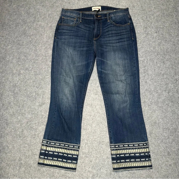 Driftwood Colette Embroidered Jeans. Sz:  31 - Picture 9 of 13